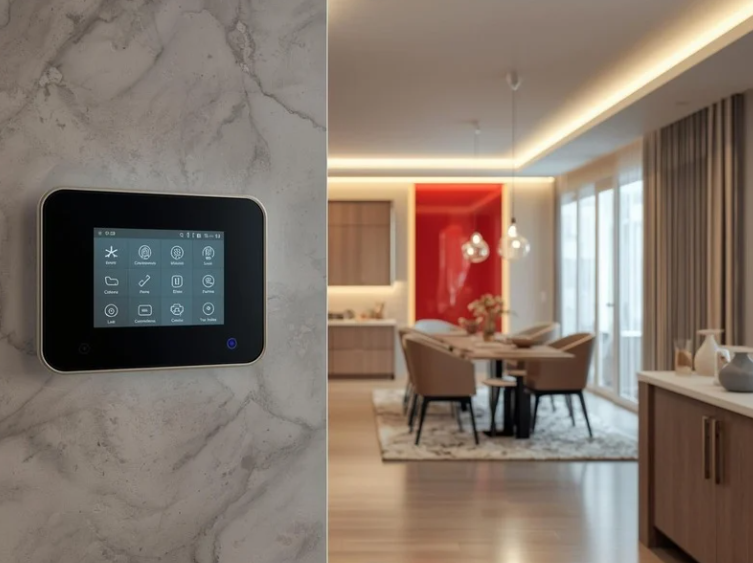 Smart Home Bedienfeld